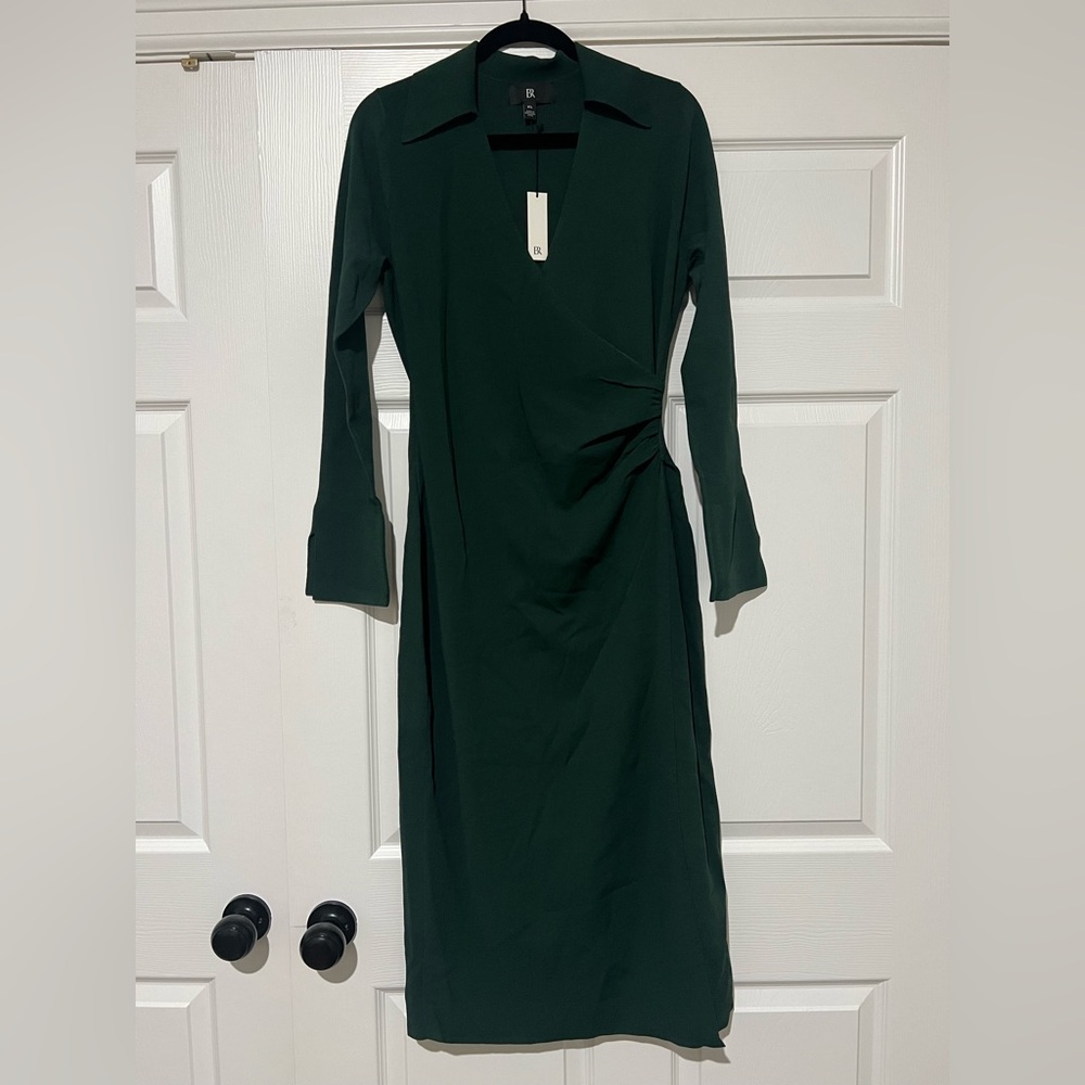 Banana Republic Ghita Polo Wrap Sweater Dress
